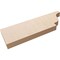 Ekena Millwork 2in. W x 8in. H x 24in. L Newport Woodgrain TimberThane Rafter Tail, Primed Tan RFTUR02X08X24NEWRCPR - alternate 5